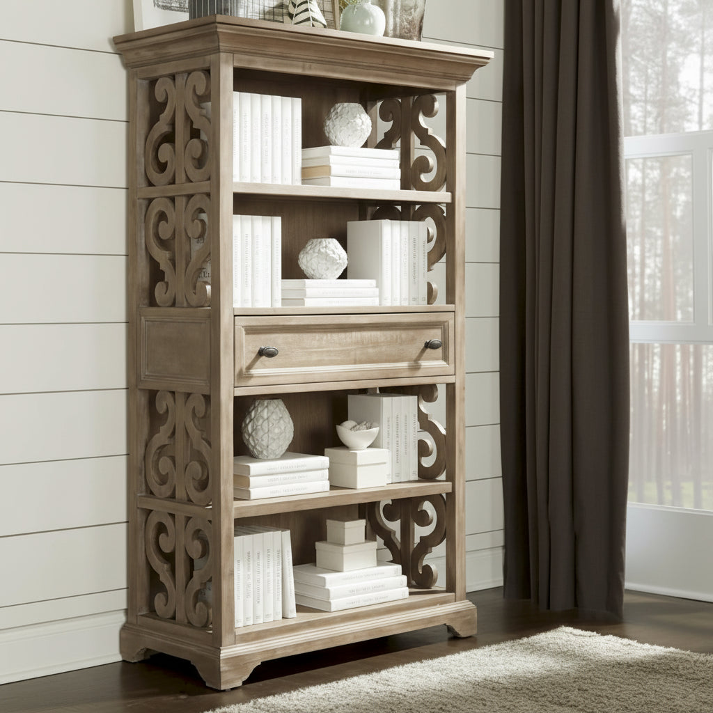  Traditional Dove Tail Grey Bookcase