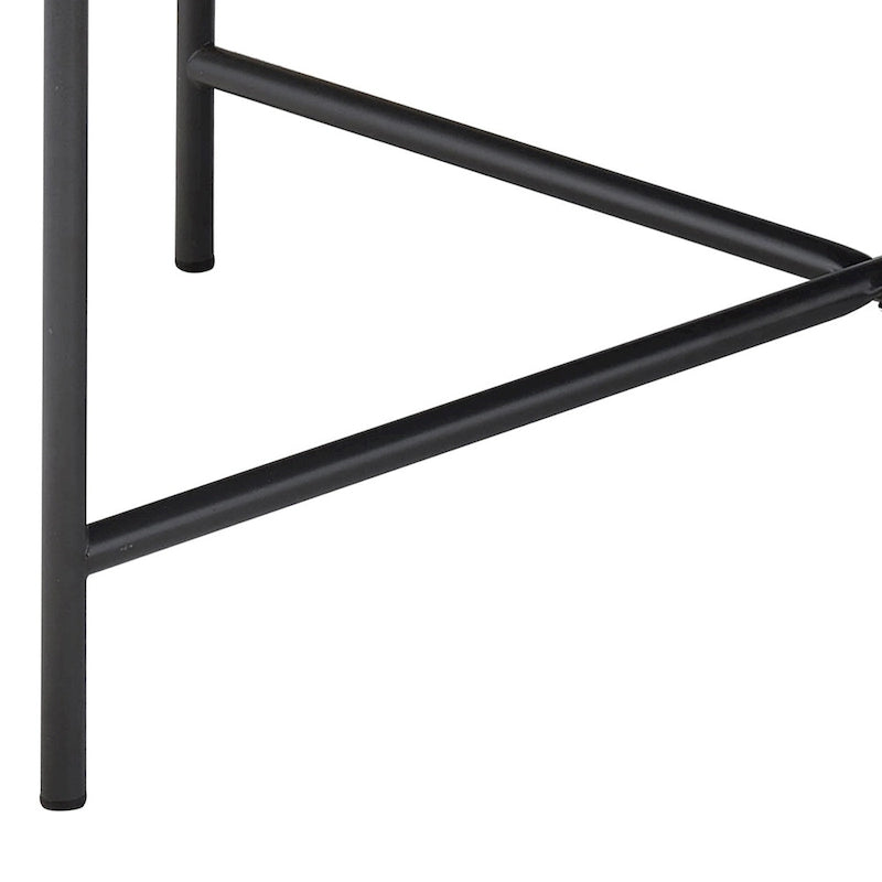 Xana Weathered Grey Oak and Black Coffee Table